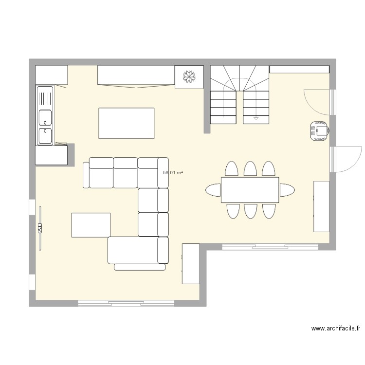 maison test plus grand. Plan de 0 pièce et 0 m2