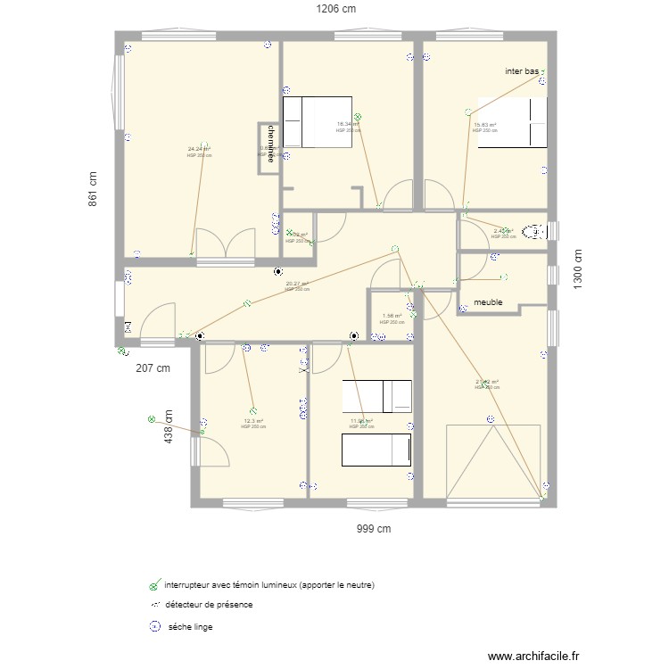 Rodriguez &eacute;lectricit&eacute; d&eacute;finitif. Plan de 0 pièce et 0 m2