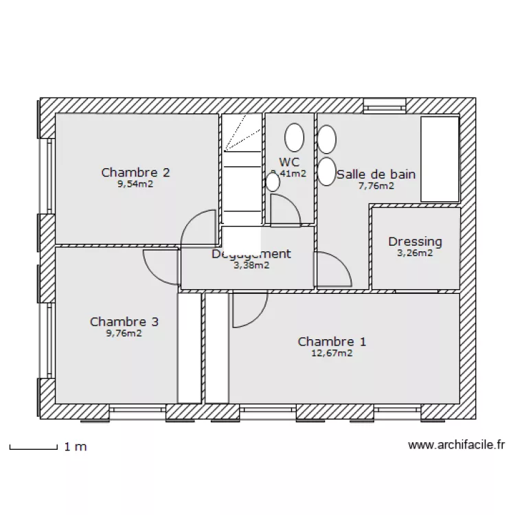 Projet DAVIS N1. Plan de 