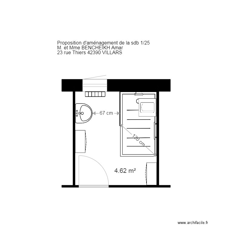 plan BENCHEIKH ap. Plan de 0 pièce et 0 m2