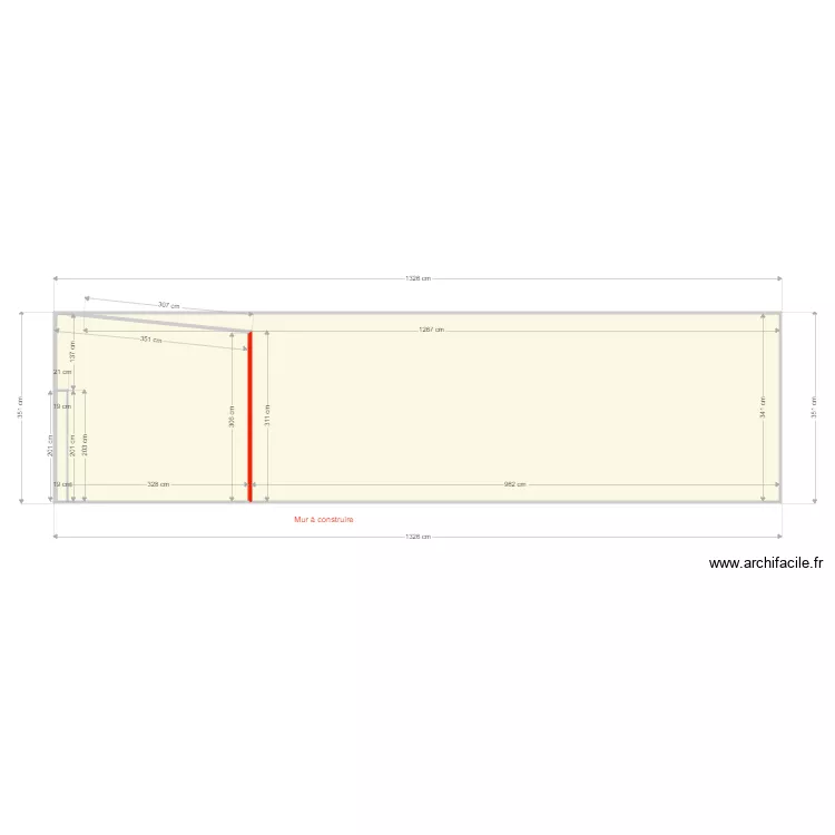 Plan de coupe garage. Plan de 