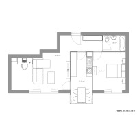 plan appartement 60m2 3 chambres