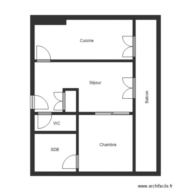 FACHADA. Plan de 0 pièce et 0 m2