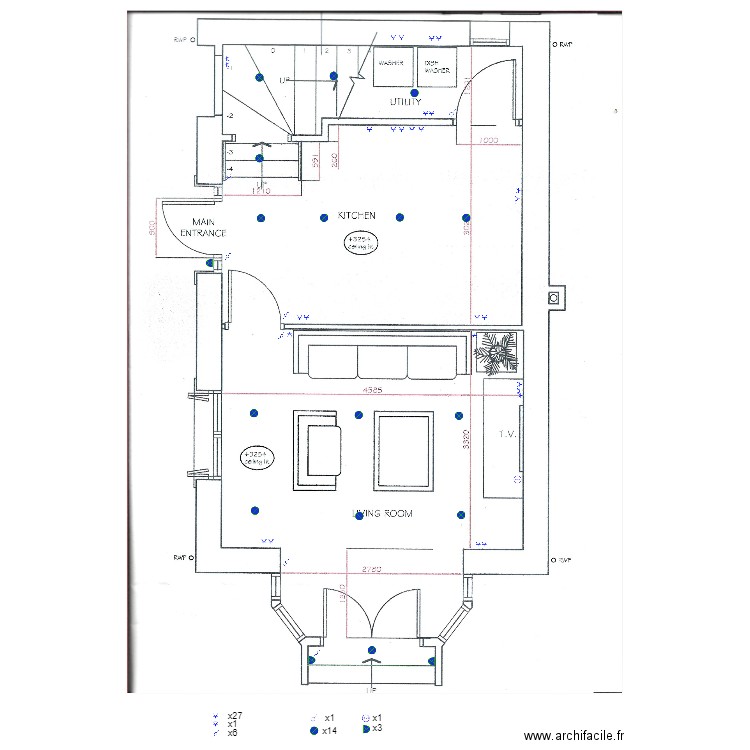 JEANETTE RDC ELEC. Plan de 0 pièce et 0 m2