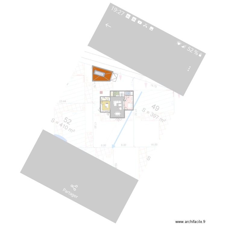 Effacer. Plan de 0 pièce et 0 m2