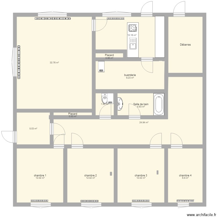 maison 56. Plan de 0 pièce et 0 m2