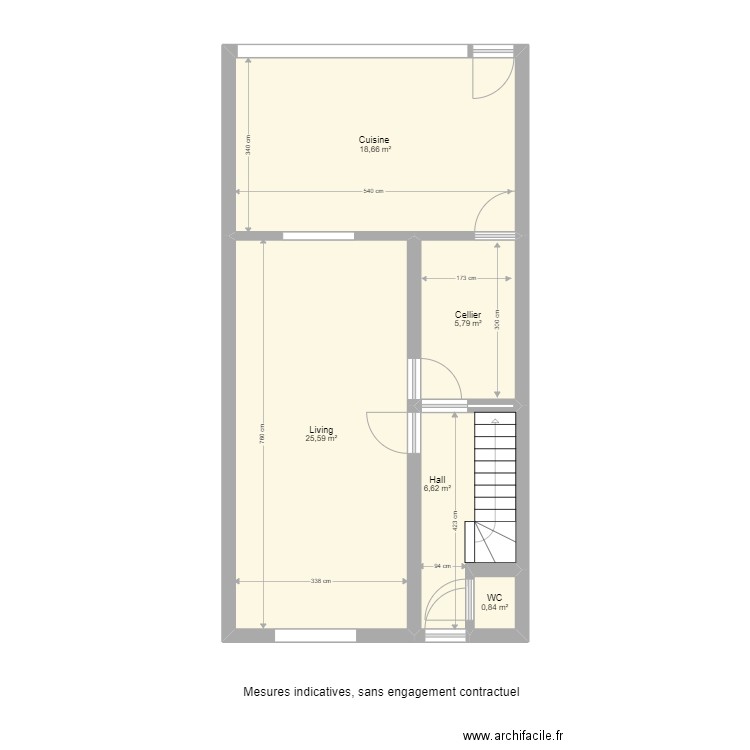  forêt rez 1. Plan de 0 pièce et 0 m2