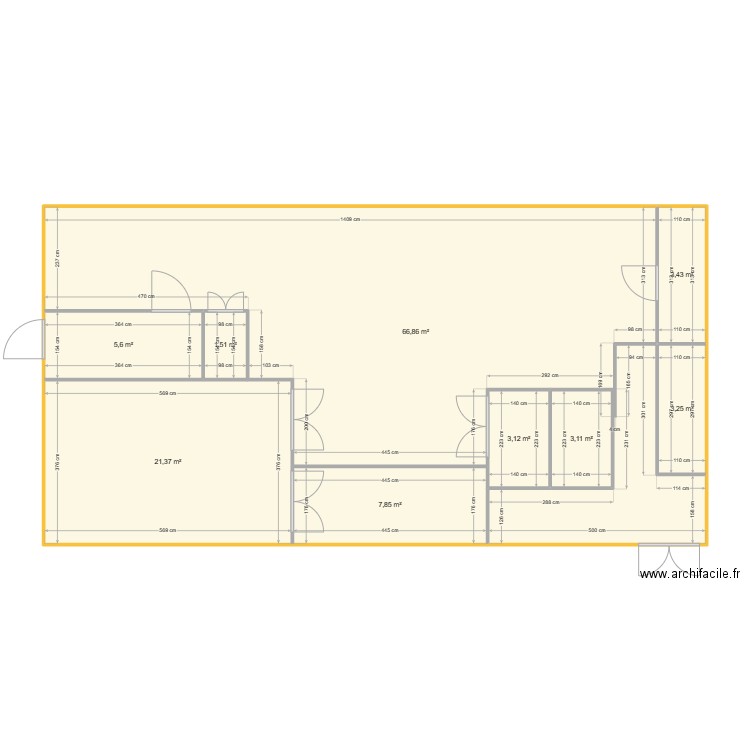 plan from 2022 2. Plan de 9 pièces et 116 m2