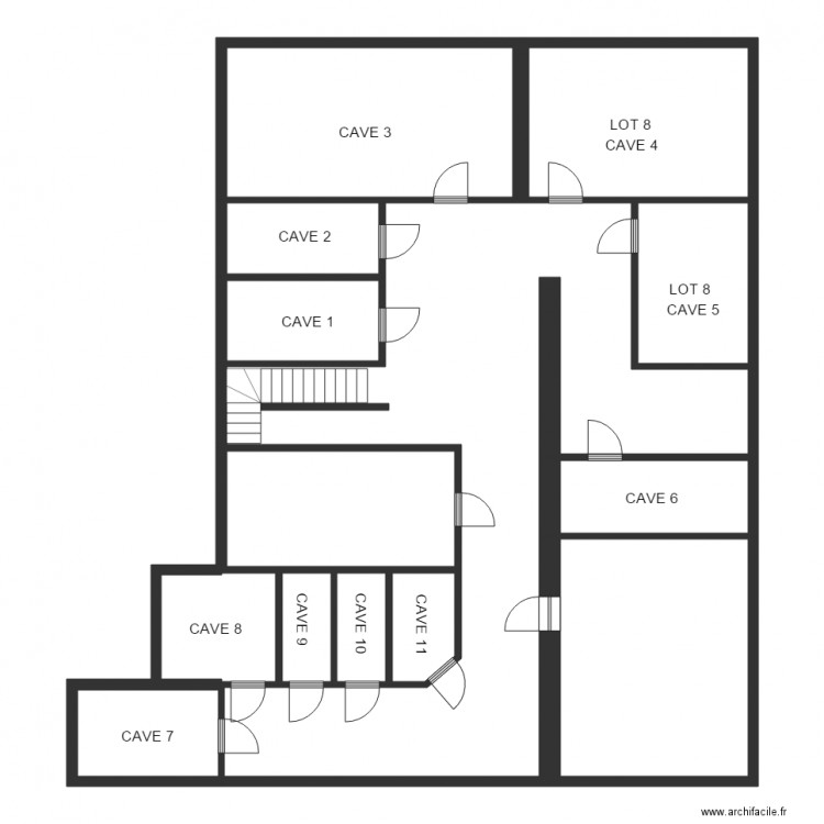 QUILLET CAVE. Plan de 0 pièce et 0 m2