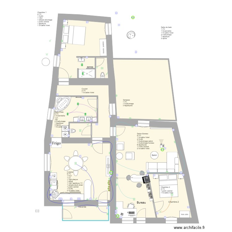 Mercurey 7 Elec 1. Plan de 0 pièce et 0 m2