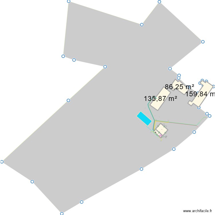 PLAN BARBOTTE 2. Plan de 5 pièces et 444 m2