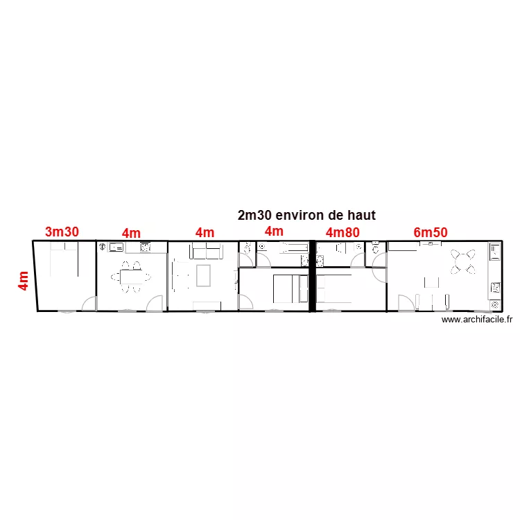 PLAN APPARTEMENT 61 M2. Plan de 