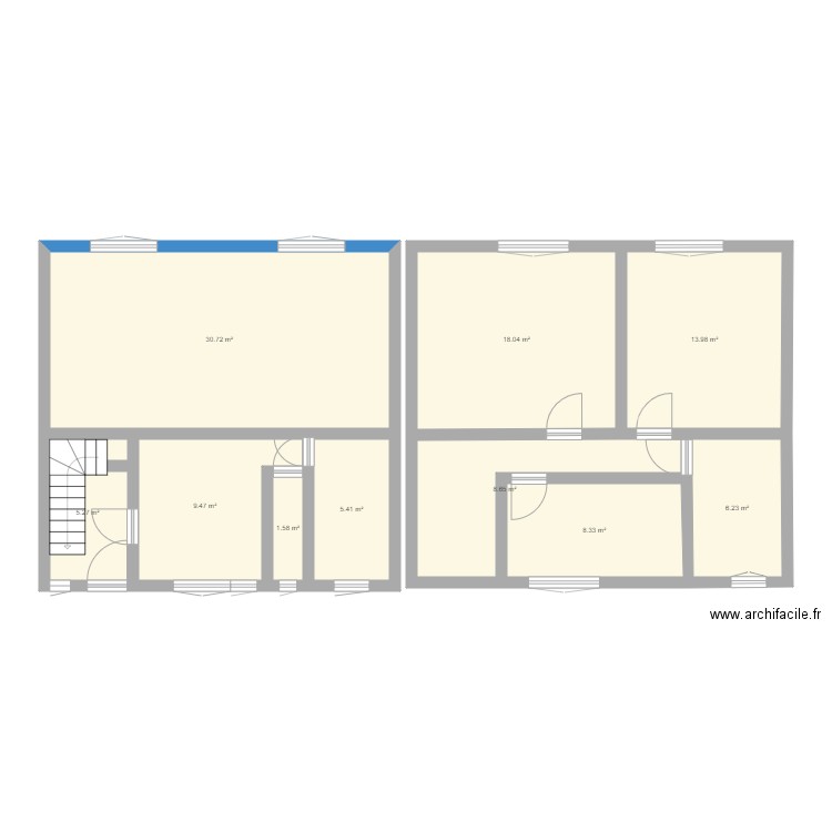 Plan RDC 1. Plan de 0 pièce et 0 m2