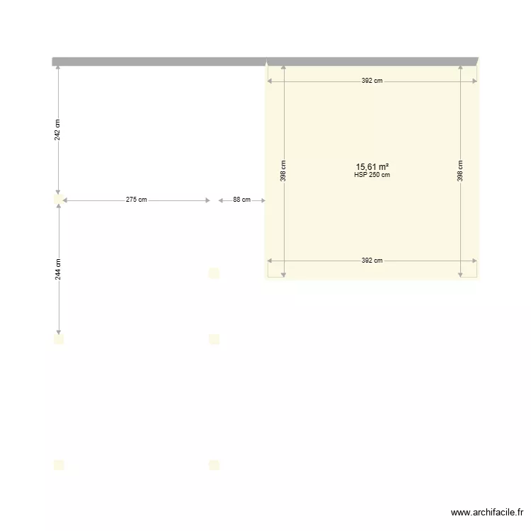 Carport Atelier. Plan de Carport Atelier. Plan de