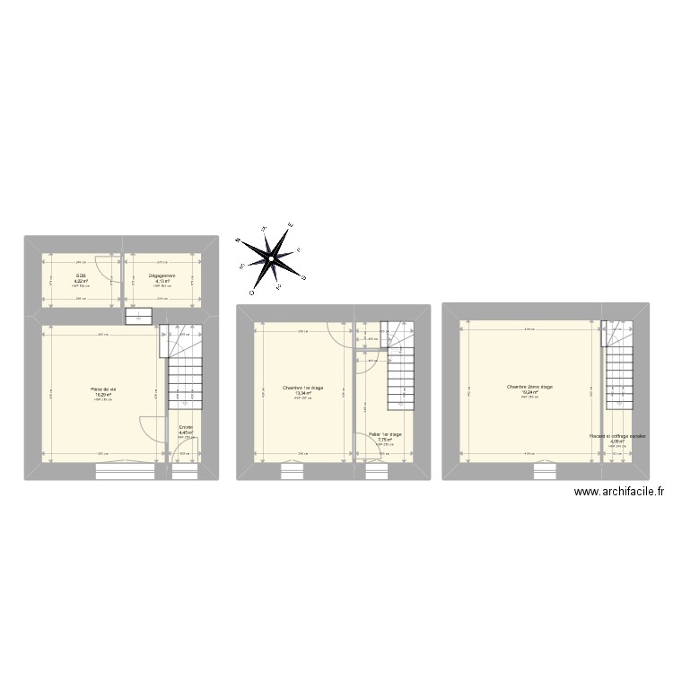 Petite maison. Plan de 0 pièce et 0 m2