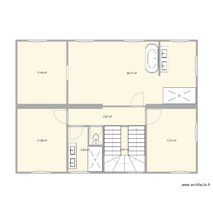 Maison 2eme. Plan de 0 pièce et 0 m2