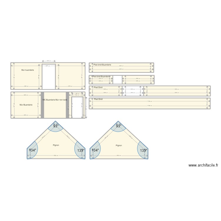 CALVEZ BAR 102. Plan de 0 pièce et 0 m2