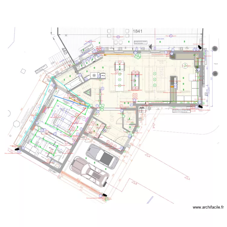 nouvelle cuisine 12 09 elec chambre parental. Plan de 