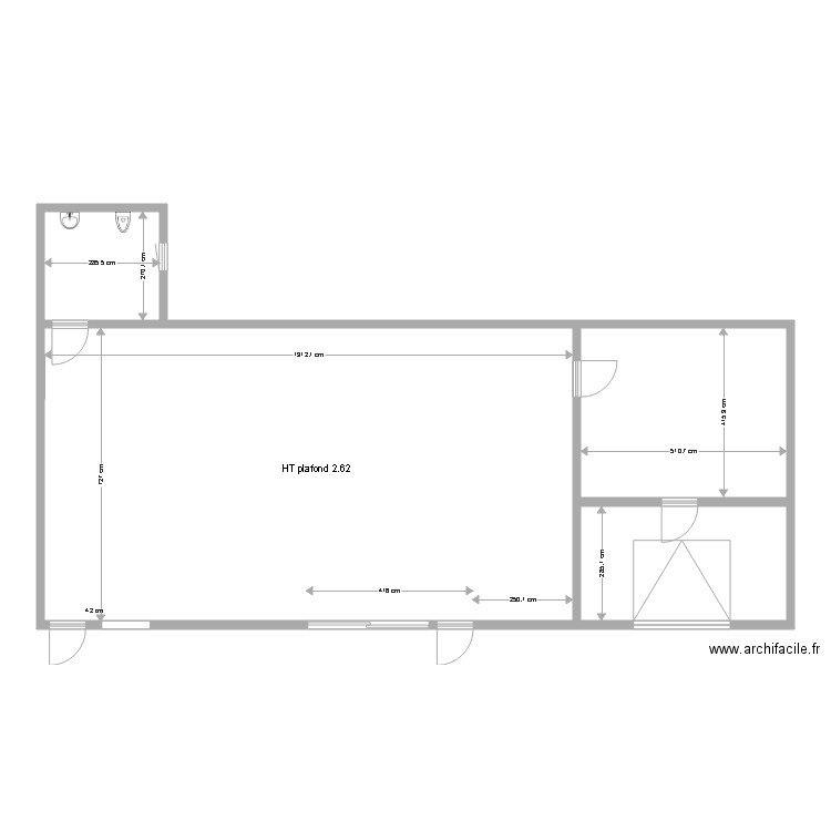 PLAN SALLE ASSOCIATION ECOLE. Plan de 4 pièces et 139 m2