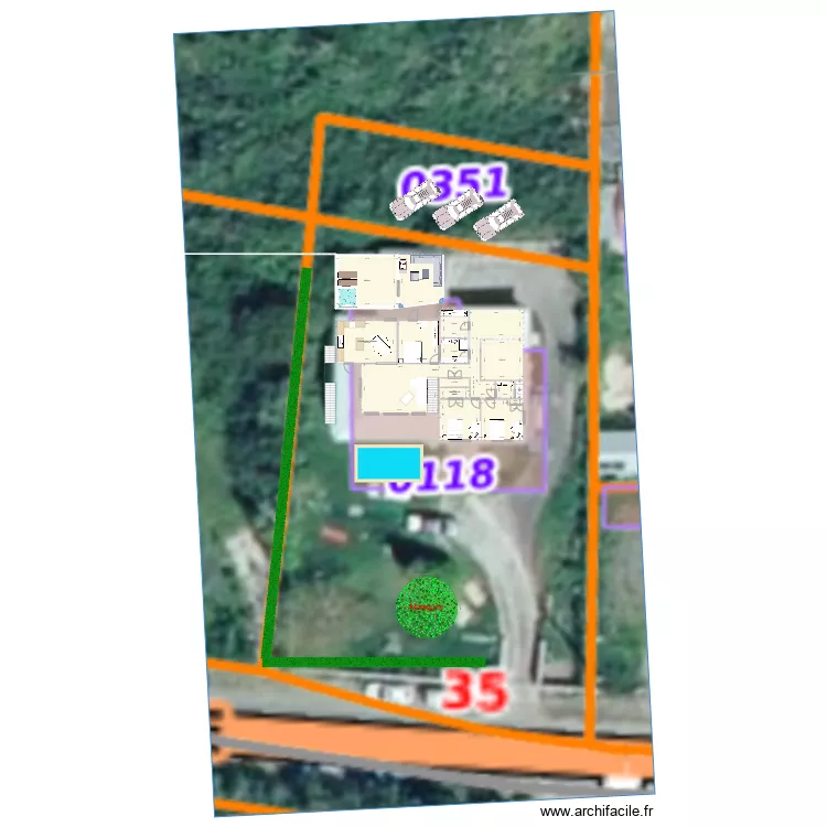Maison Aeroport Grand Case. Plan de 