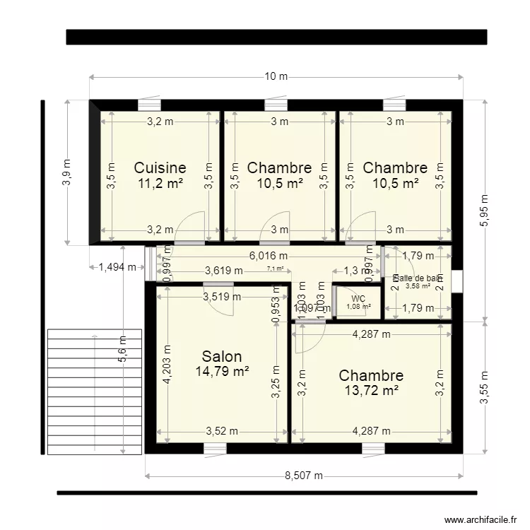 plan  2 etg. Plan de 