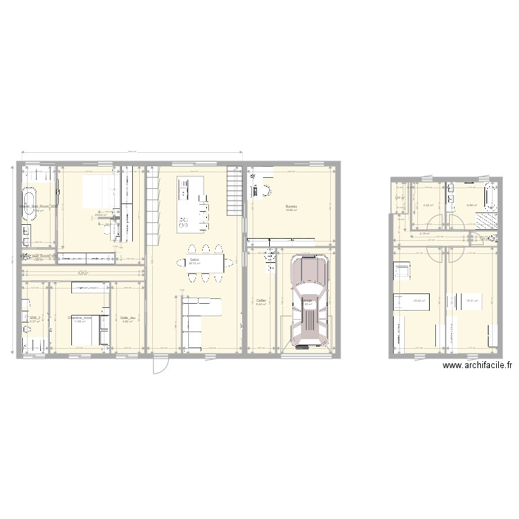 Maison 2. Plan de 0 pièce et 0 m2