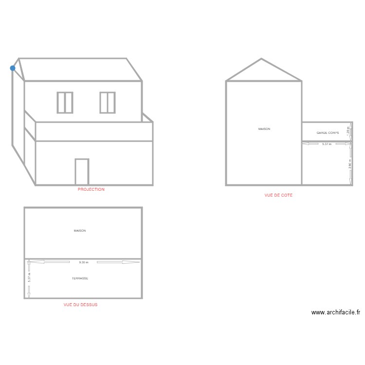 REGENWETTER PROJET. Plan de 0 pièce et 0 m2