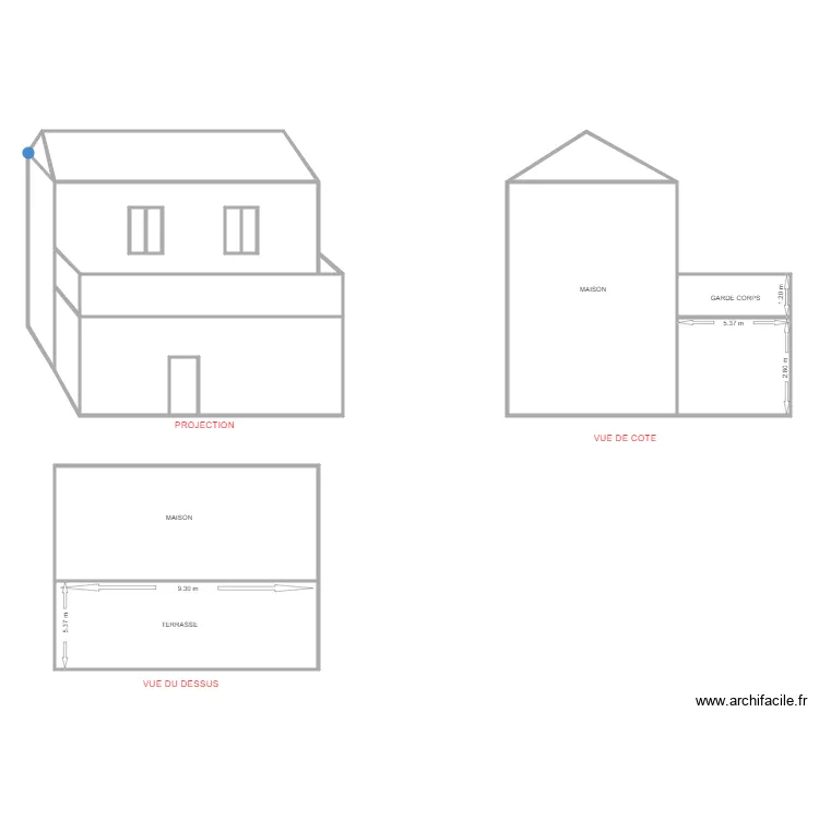 REGENWETTER PROJET. Plan de 