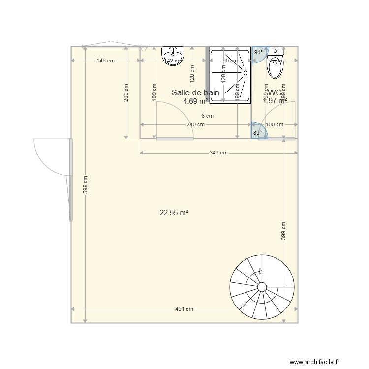 RDC DUPLEX MAZURE . Plan de 0 pièce et 0 m2