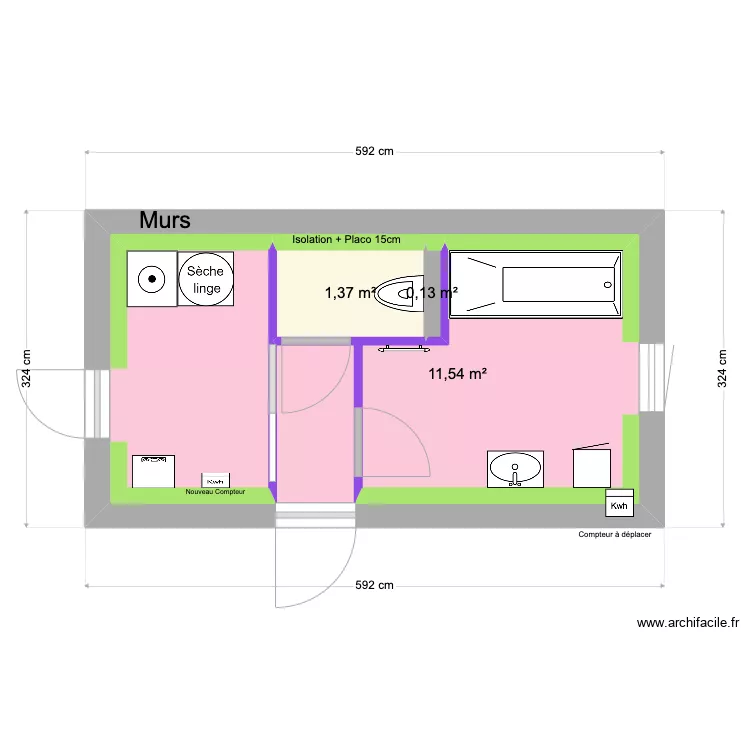 Projet Ginalski. Plan de 
