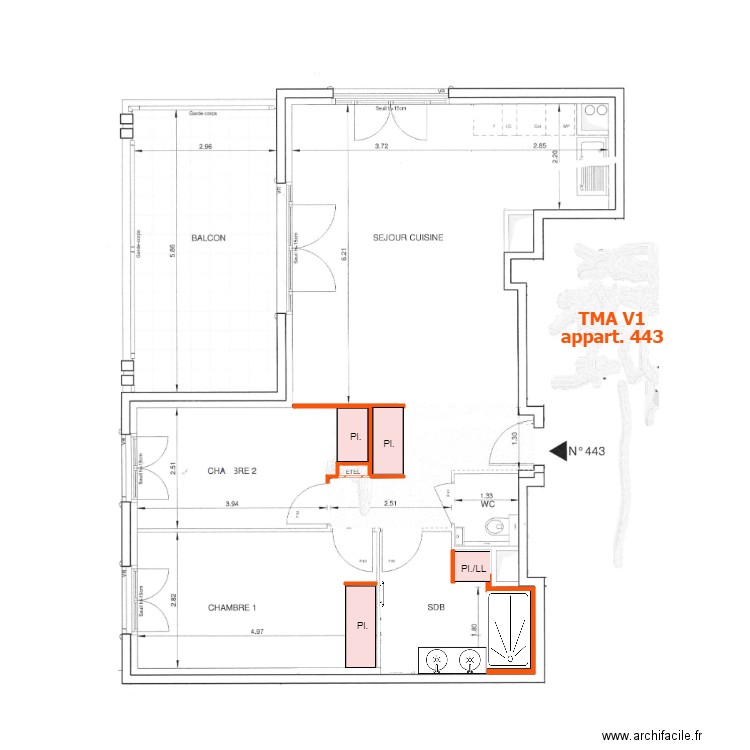 TMA V1 0921. Plan de 0 pièce et 0 m2