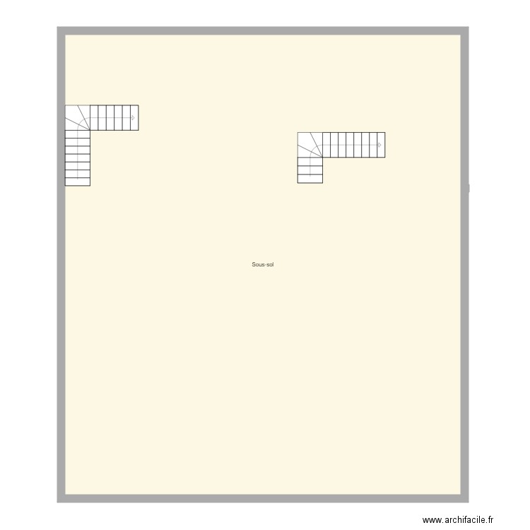 CROQUIS SCHNEIDER Sou sol. Plan de 0 pièce et 0 m2