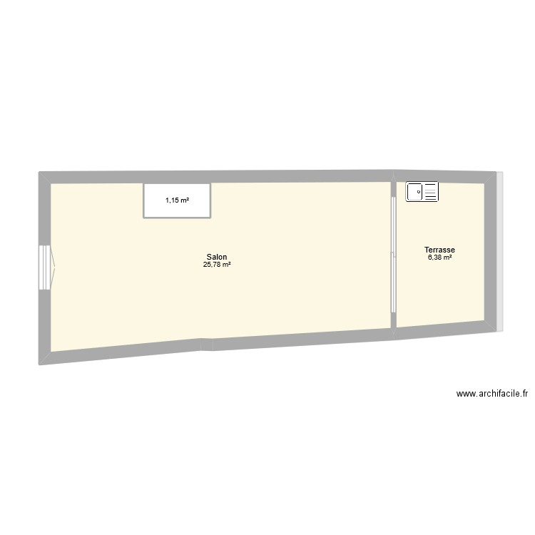 Projet Trouillas. Plan de 25 pièces et 202 m2