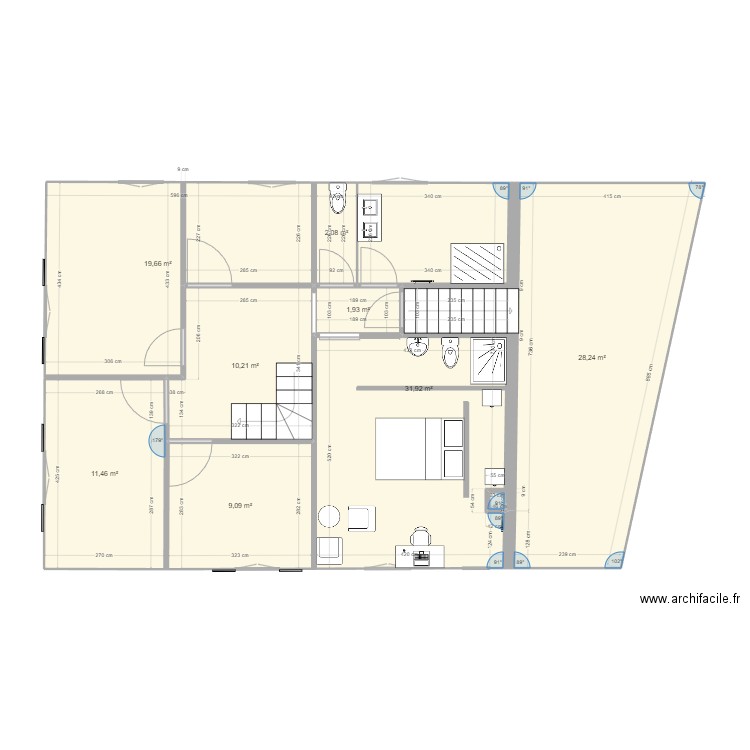 PLAN 1er étage   suite parentale JUILLET 2023. Plan de 0 pièce et 0 m2