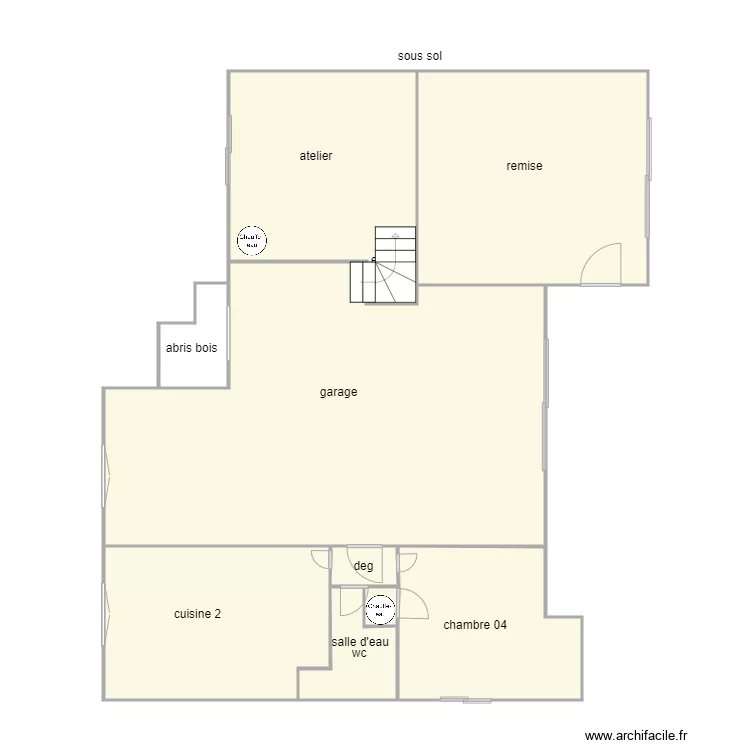 courtin sous sol am. Plan de courtin sous sol am. Plan de