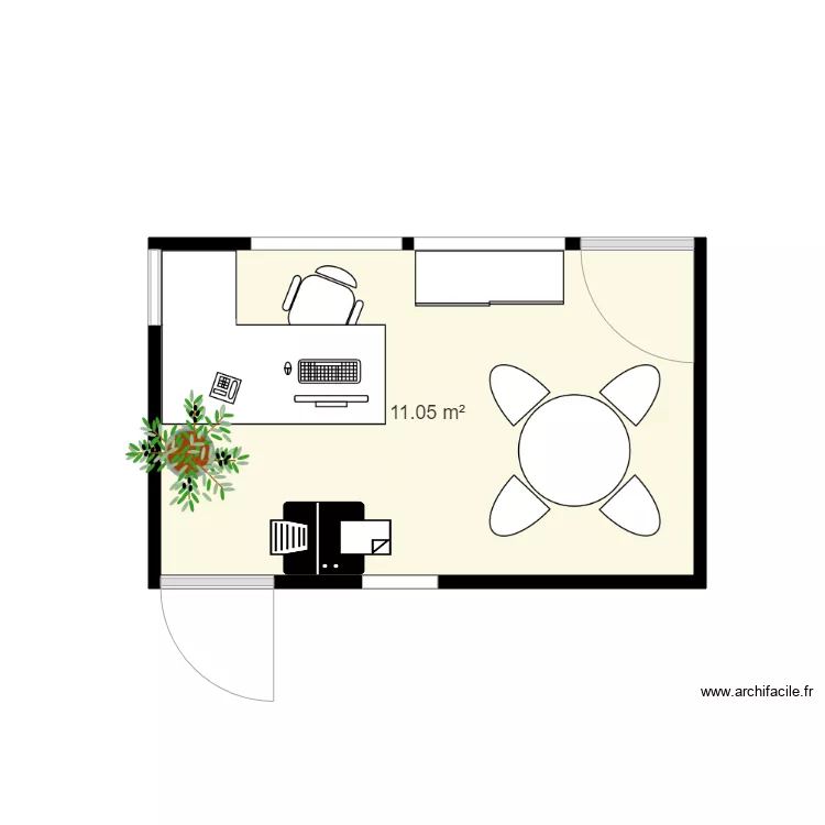 Bureau Direction. Plan de 
