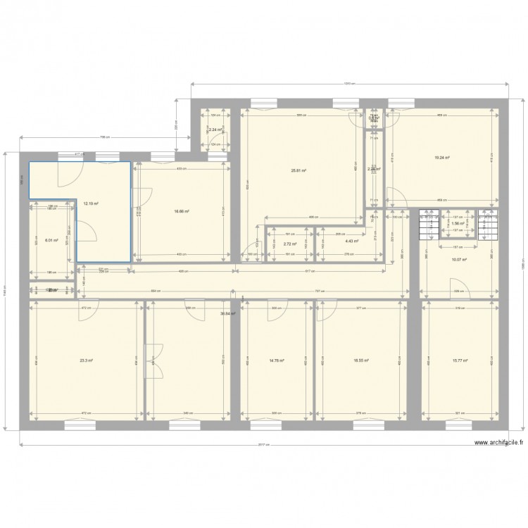 Haguet  salins existant. Plan de 0 pièce et 0 m2