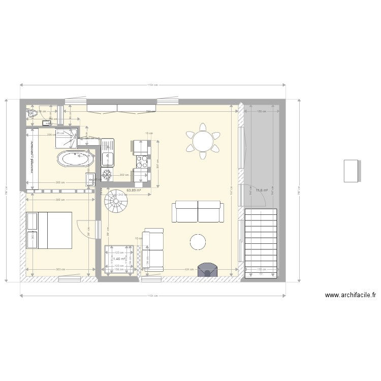 plan pauline 2. Plan de 0 pièce et 0 m2