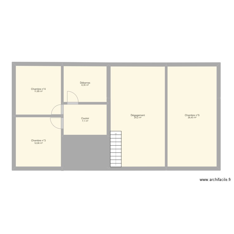 PEYTOUR. Plan de 14 pièces et 204 m2