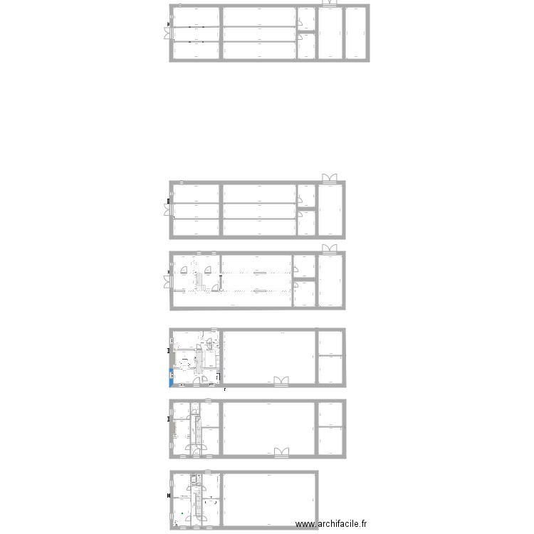 Giat route des Buiges. Plan de 51 pièces et 1417 m2