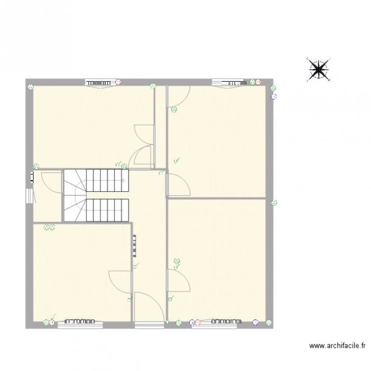 maison. Plan de 0 pièce et 0 m2