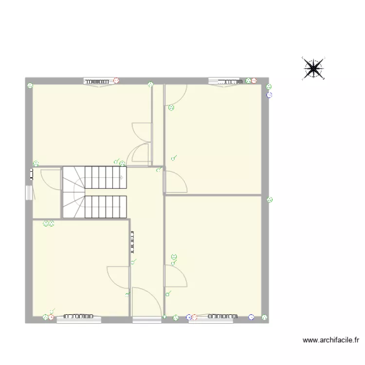 maison. Plan de 