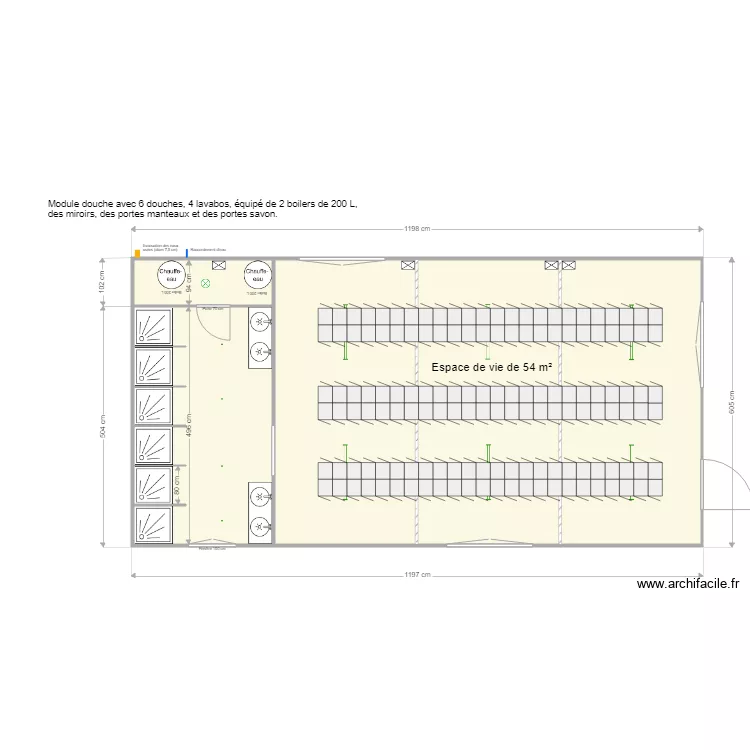 Assemblage de 4 Carmeuse. Plan de 