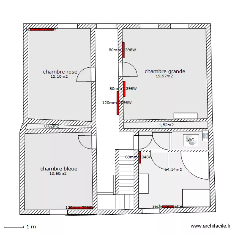 hombourg_1etage_radiateurs. Plan de hombourg_1etage_radiateurs. Plan de