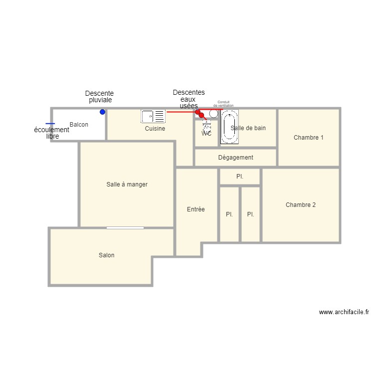 CHEVILLY. Plan de 0 pièce et 0 m2