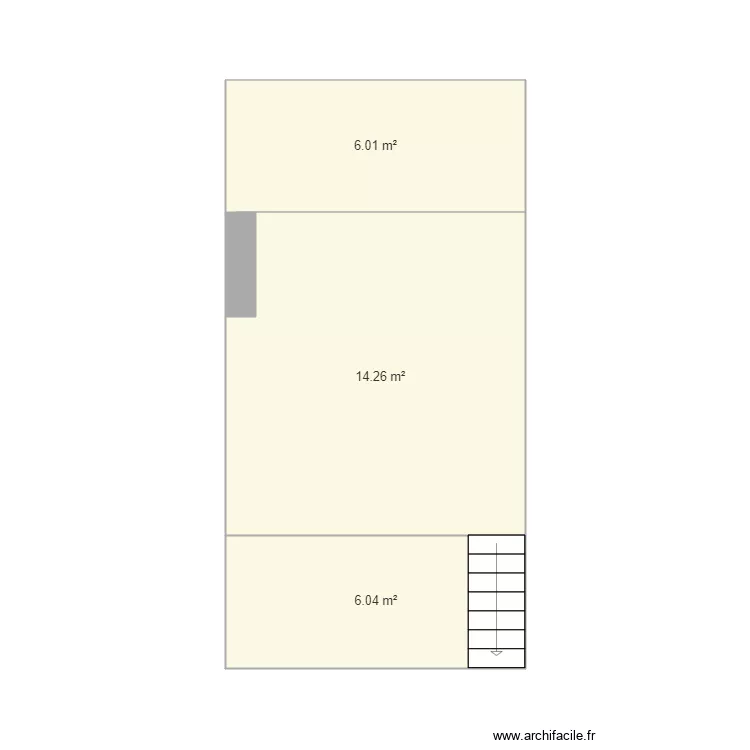 2ème étage avant travaux. Plan de 2ème étage avant travaux. Plan de