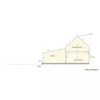plan de coupe terrain batiment