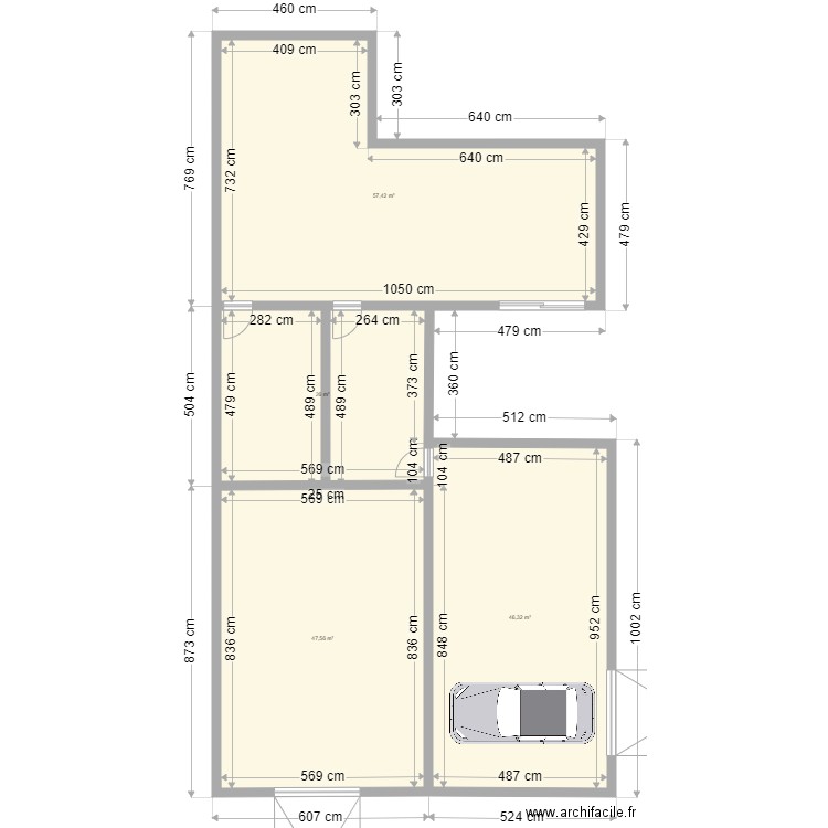 new maison propo caro. Plan de 4 pièces et 177 m2