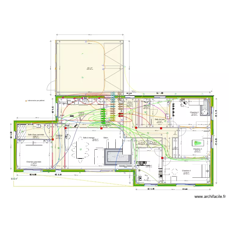 Colin V10 total. Plan de 