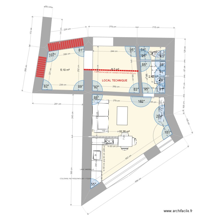 STUDIO + LT. Plan de 0 pièce et 0 m2